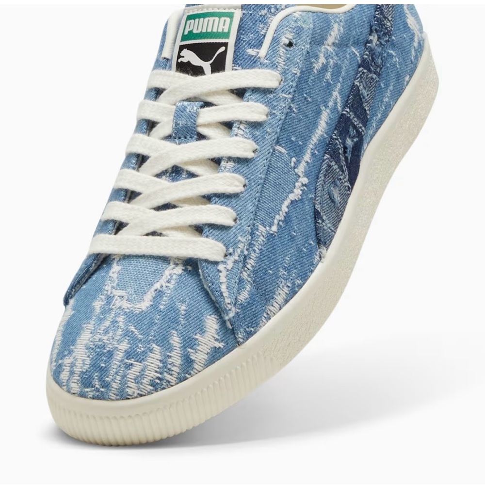 Puma Clyde Denim Blue Sneakers NEW IN BOX